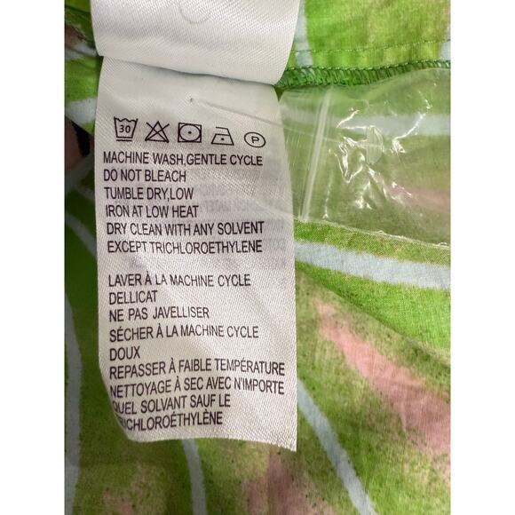 NWT Farm Rio Anthropologie Puff Sleeve Tropical Leaf Mini Dress Plus Size 3X - Picture 14 of 14